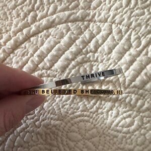 MantraBand Silver and Gold Motivational Bracelets